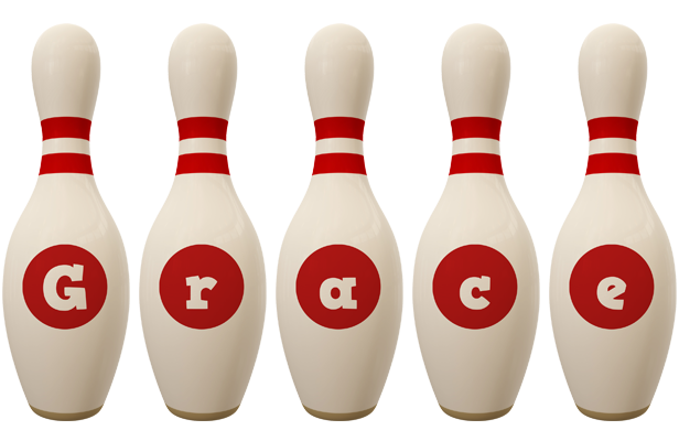 Grace bowling-pin logo