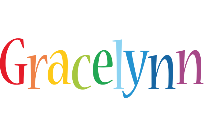 Gracelynn birthday logo