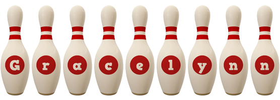 Gracelynn bowling-pin logo