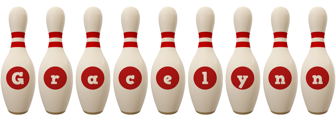 Gracelynn bowling-pin logo