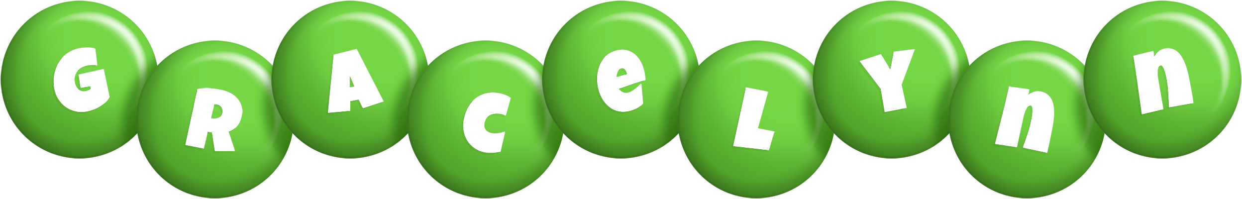 Gracelynn candy-green logo