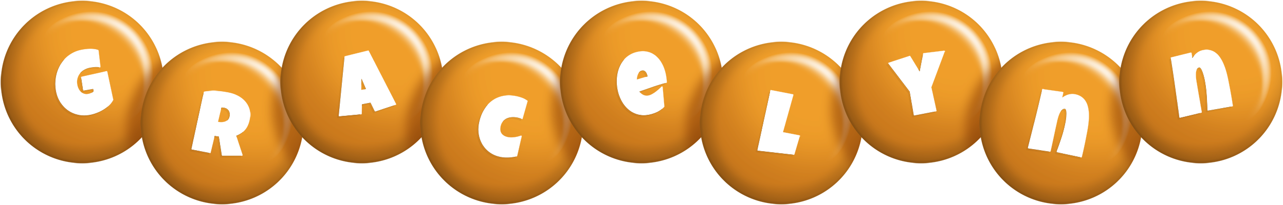 Gracelynn candy-orange logo