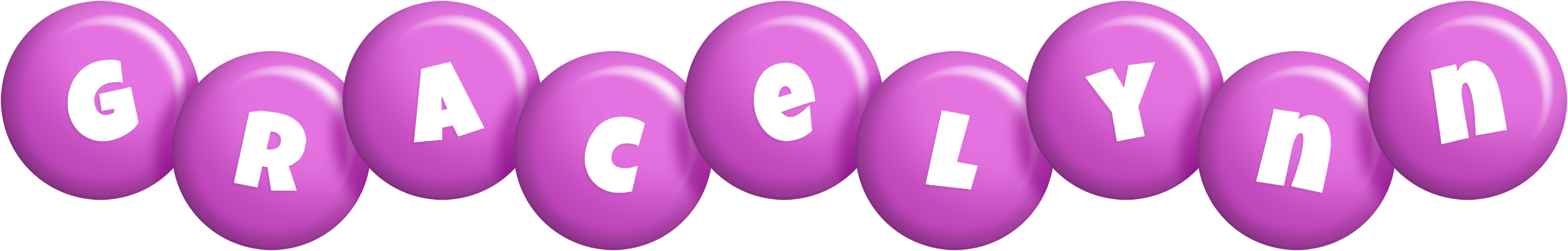 Gracelynn candy-purple logo