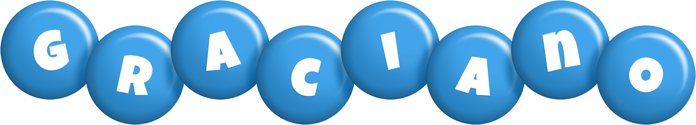 Graciano candy-blue logo