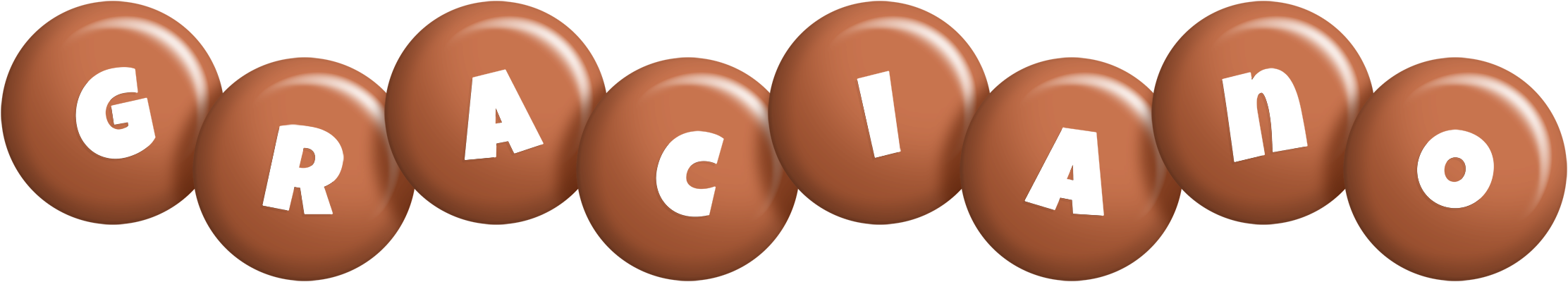Graciano candy-brown logo