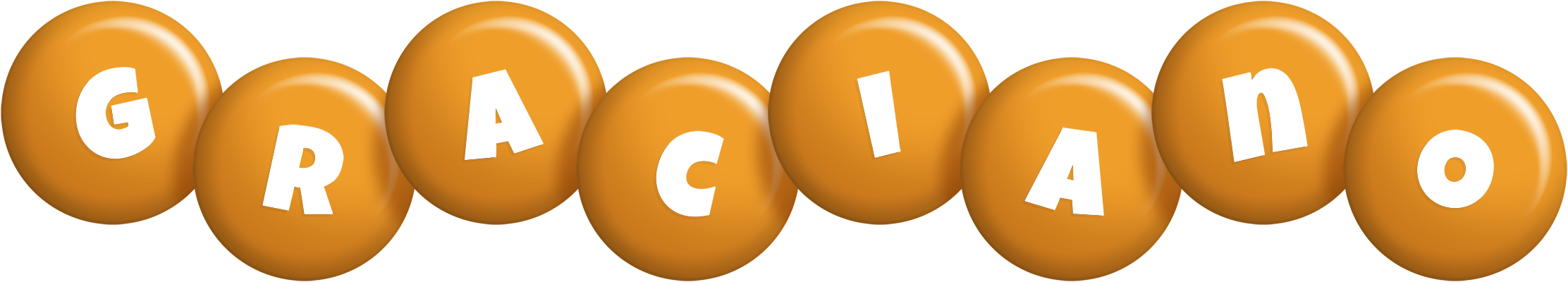 Graciano candy-orange logo