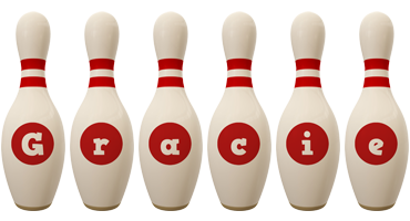 Gracie bowling-pin logo