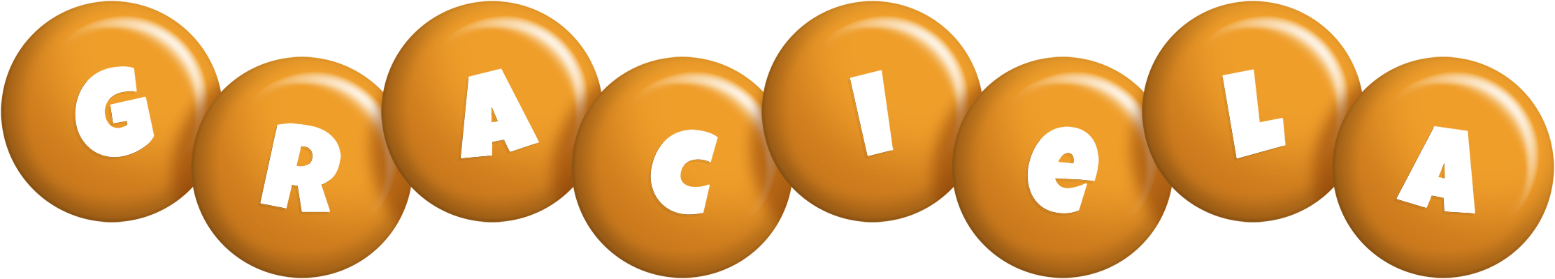 Graciela candy-orange logo