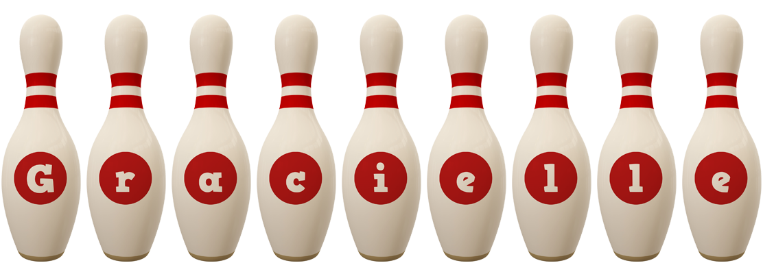 Gracielle bowling-pin logo