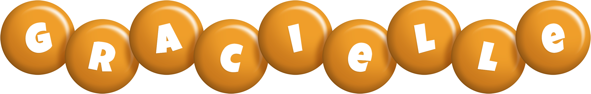 Gracielle candy-orange logo