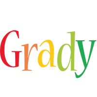 Grady birthday logo