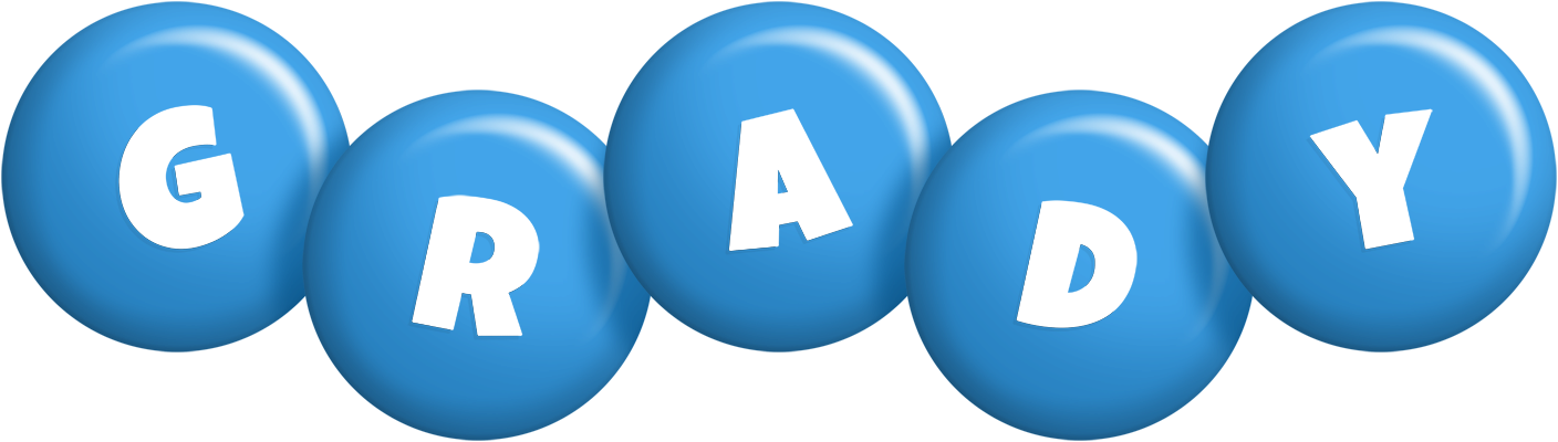 Grady candy-blue logo