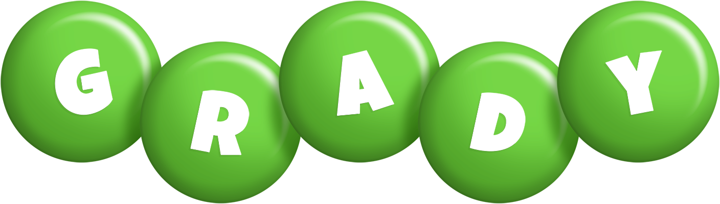 Grady candy-green logo