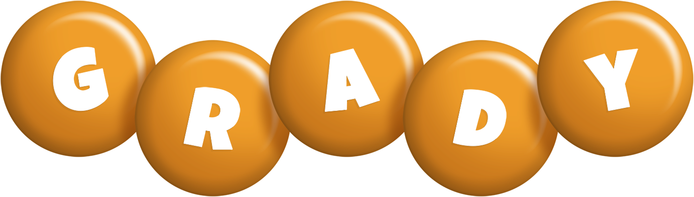 Grady candy-orange logo