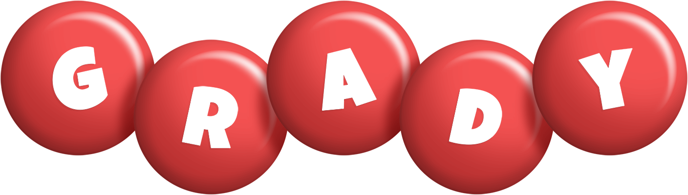 Grady candy-red logo