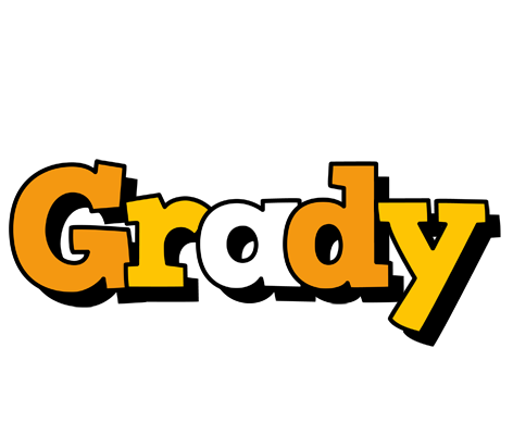 Grady cartoon logo