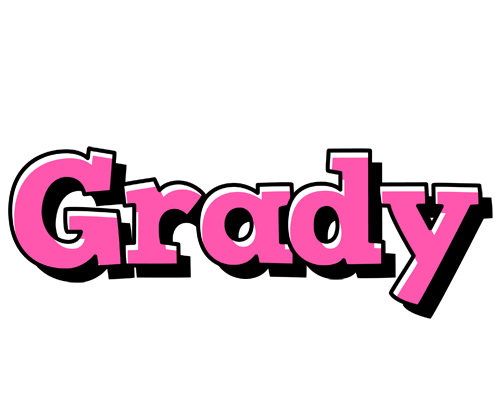 Grady girlish logo