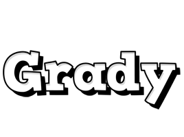 Grady snowing logo