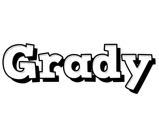 Grady snowing logo