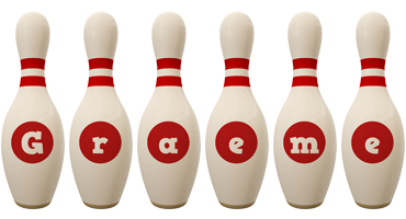 Graeme bowling-pin logo