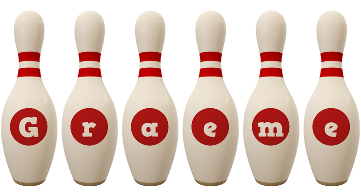 Graeme bowling-pin logo