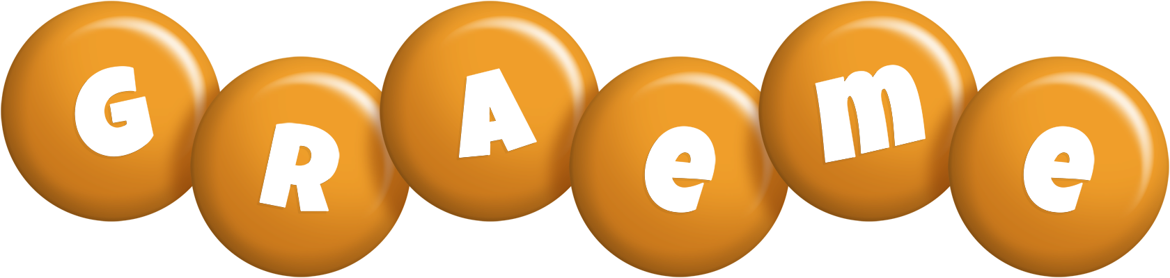 Graeme candy-orange logo
