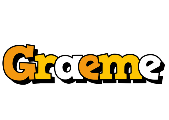 Graeme cartoon logo