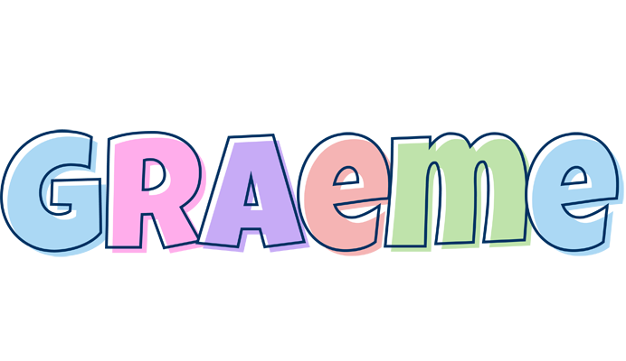 Graeme pastel logo