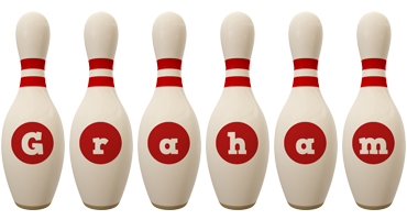 Graham bowling-pin logo