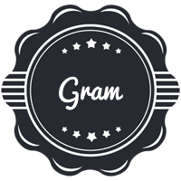 Gram badge logo