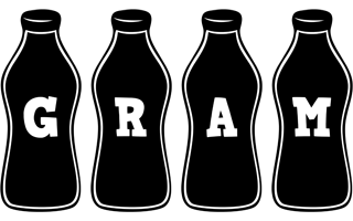 Gram bottle logo