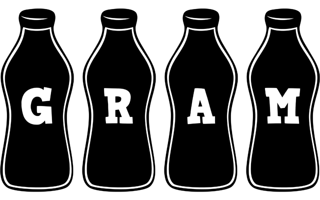 Gram bottle logo