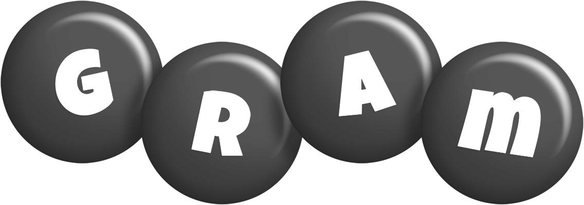Gram candy-black logo