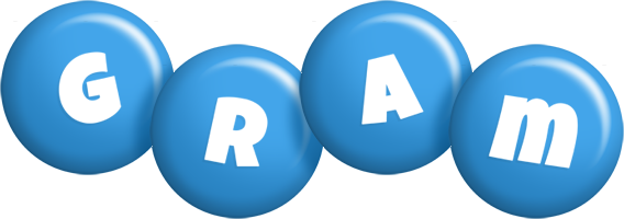 Gram candy-blue logo