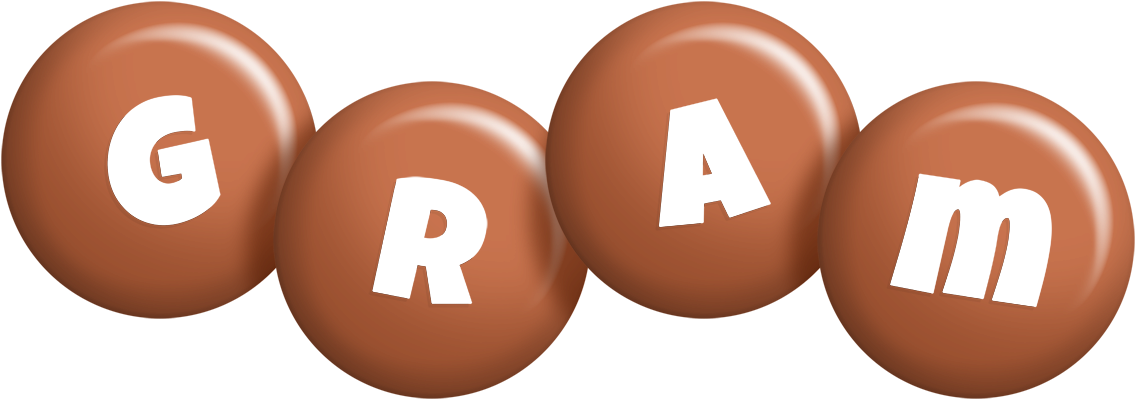Gram candy-brown logo