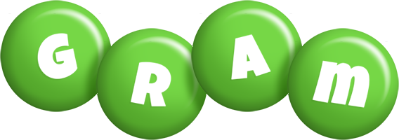 Gram candy-green logo