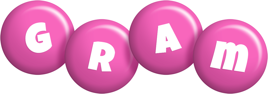 Gram candy-pink logo