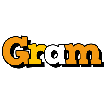 Gram cartoon logo