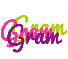 Gram flowers logo