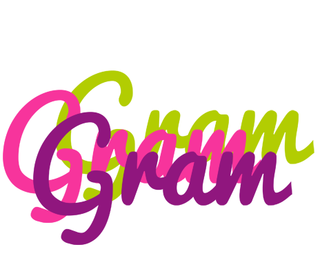 Gram flowers logo