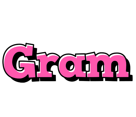 Gram girlish logo