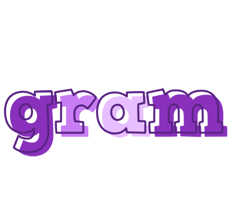 Gram sensual logo