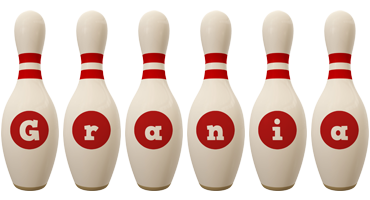 Grania bowling-pin logo