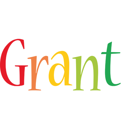 Grant birthday logo