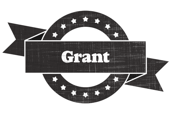 Grant grunge logo