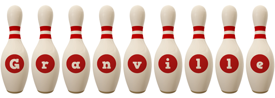 Granville bowling-pin logo