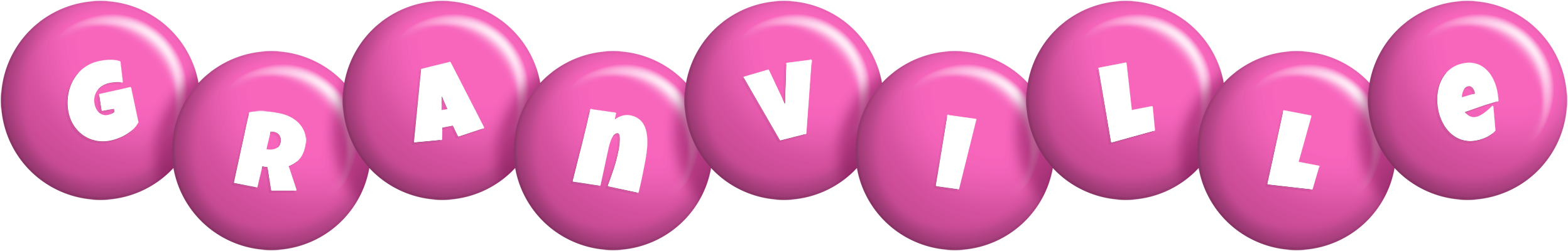 Granville candy-pink logo