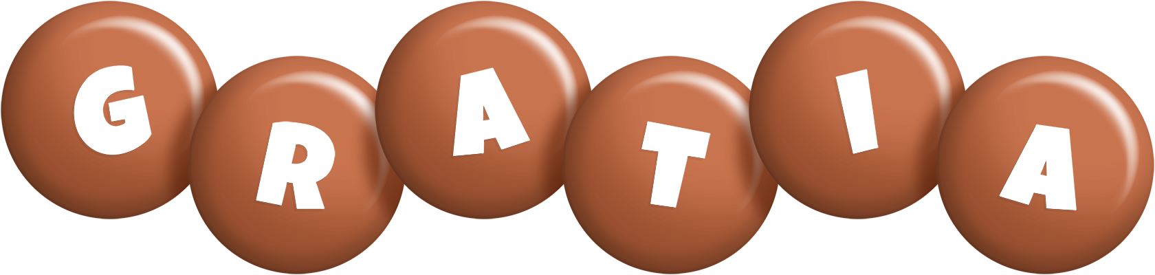 Gratia candy-brown logo