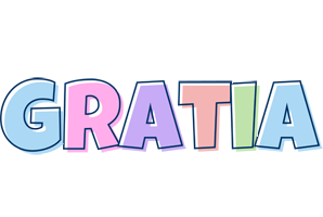 Gratia pastel logo