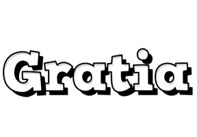 Gratia snowing logo